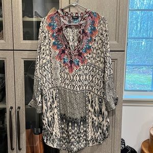 Tolani, boho print tunic/dress